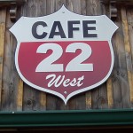 logo-cafe22w-installed Cafe 22 West printed sign