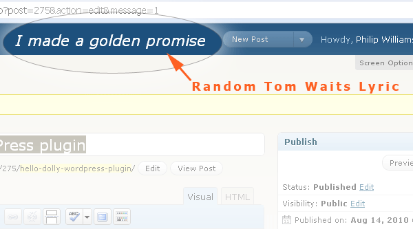 tom-waits-lyrics-in-wordpress